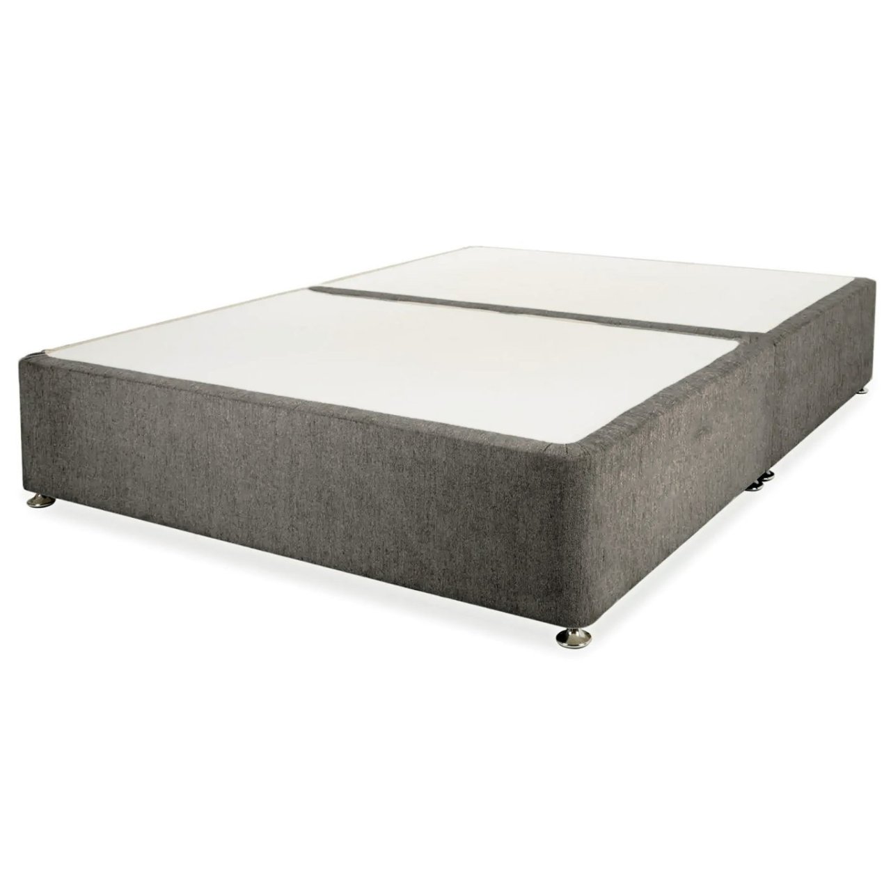 Full view of the divan bed base with the two parts combined