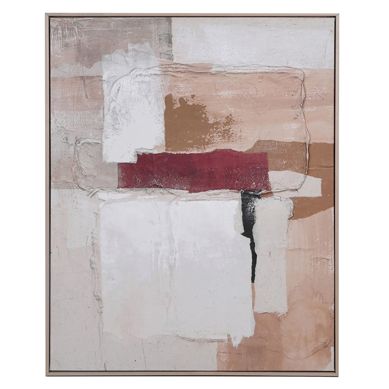 Abstract and slightly cubist wall art