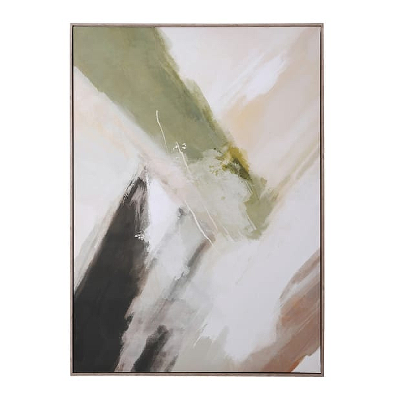 Abstract Wall art in an oak frame