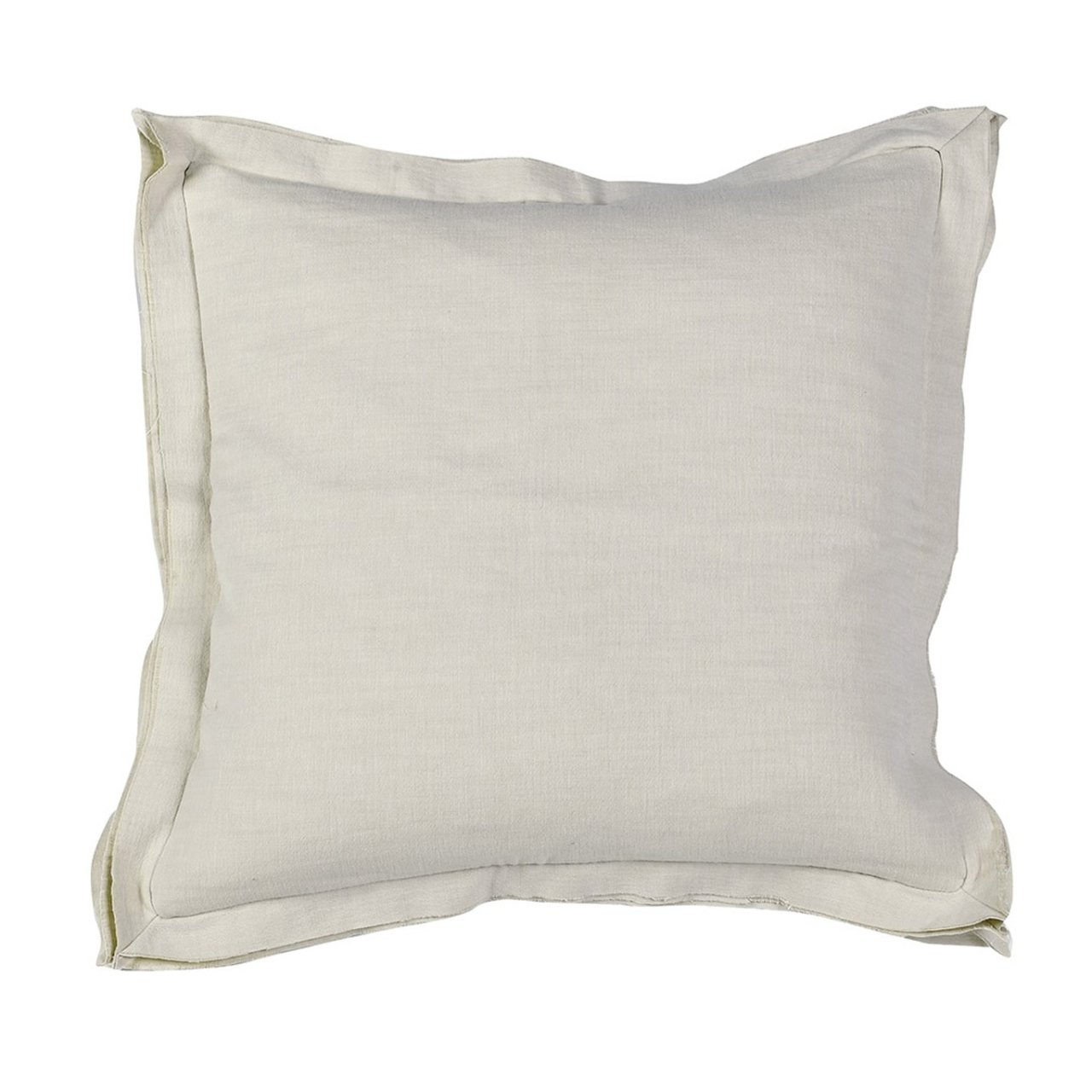 Square white cushion cover
