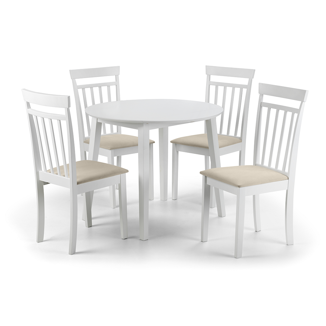 The Table with four chairs around it